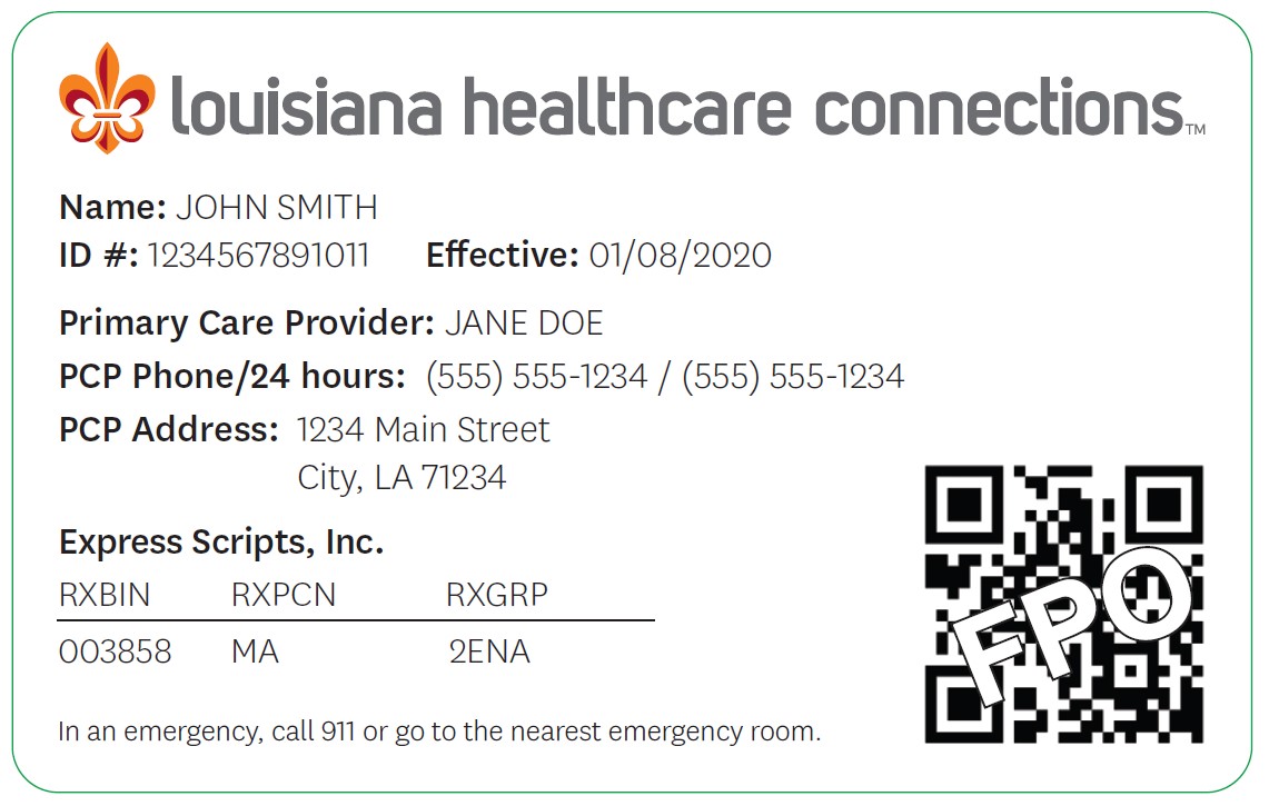 Member ID card with updated pharmacy information